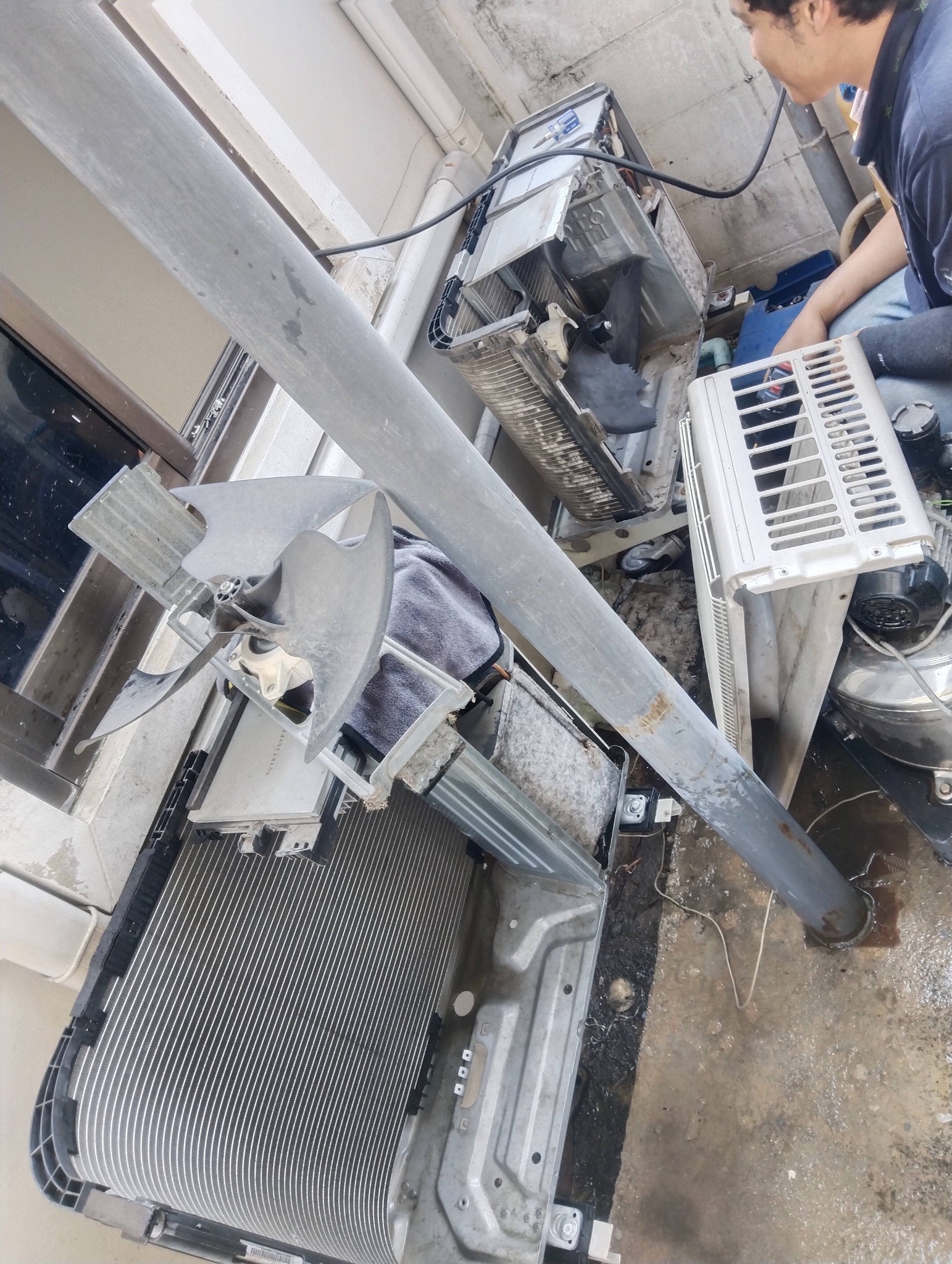 ผลงานล้างแอร์ 2