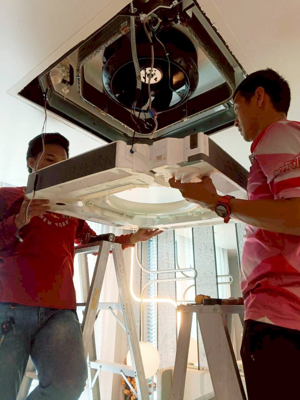 ผลงานล้างแอร์ 5